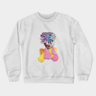 Crying Fashion Lady Crewneck Sweatshirt